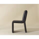 Cascata Marseille Black Leather Dining Chair